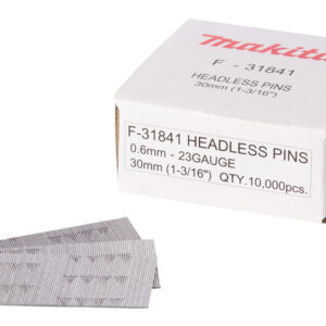 Galvanised Pin Nail, 0,6 x 30 mm, 23 Ga, 10 000 pcs