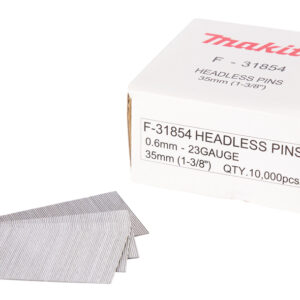 Galvanised Pin Nail, 0,6 x 35 mm, 23 Ga, 10 000 pcs