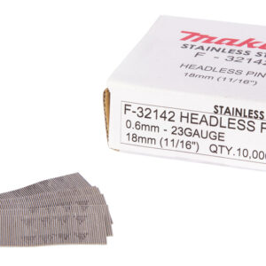 Stainless Pin Nail, 0,6 x 18 mm, 23Ga, 10 000 pcs