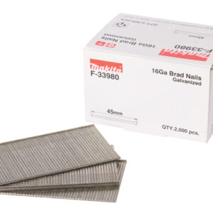 Brad Nails, 1,6 x 45 mm, 16 Ga, 2000 pcs