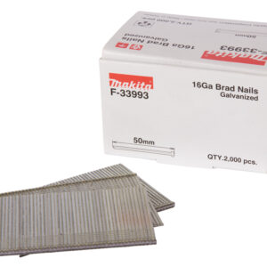 Brad Nails, 1,6 x 50 mm, 16 Ga, 2000 pcs