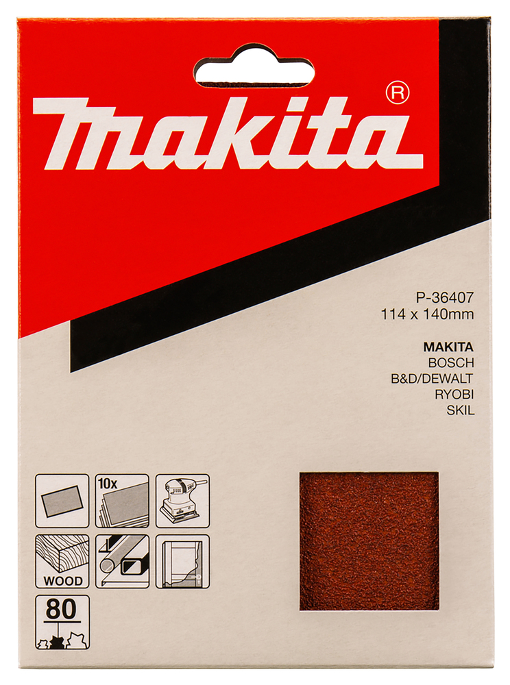 Abrasive Paper 114 x 140 mm 80G - Image 3