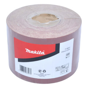 Abrasive sanding roll, 120 mm x 50 m, 320G