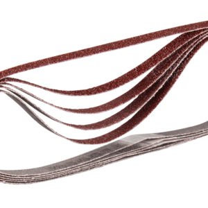 Sanding belt 9 x 533 mm, 120G, 5 pcs