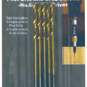Pilot Drill and Grub Screws No. 6
