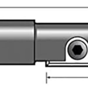 Replacement Tip Single Flute TCT, 12.7 x 30 mm