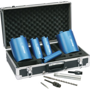 Diamond Core Drill Bit Set, 5 pcs