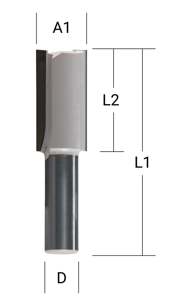 Straight Bit 2 Flute, 12 x 54 x 12.7 mm - Image 3