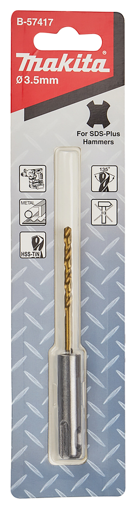 Metal Drill Bit 3,5 x 39 / 100 mm, HSS-TiN - Image 3