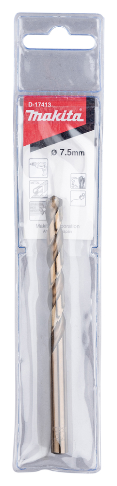 Metal Drill Bit HSS-CO, 7,5 x 109 mm - Image 3