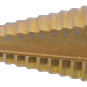 Step Drill Bit Straight Flute TiN 4 - 32 mm