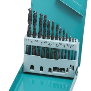 Metal drill bit set HSS-R, 13 pcs