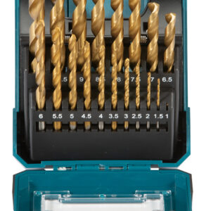 Metal drill bit set HSS-TiN, 19 pcs / 10 pcs in display