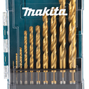 Metal drill bit set HSS-TiN, 10 pcs