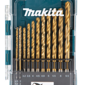 Metal drill bit set HSS-TiN, 13 pcs