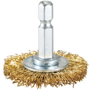 Wire Wheel Brush, 38 mm, 0,3 mm, 1/4"