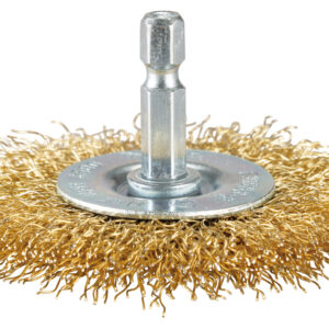 Wire Wheel Brush, 63 mm, 0,3 mm, 1/4"