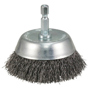 WIRE CUP BRUSH CRIMPED 65MM