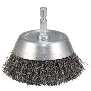 WIRE CUP BRUSH CRIMPED 75MM