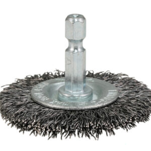 WIRE WHEEL BRUSH CRIMPED 50MM