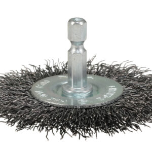WIRE WHEEL BRUSH CRIMPED 65MM
