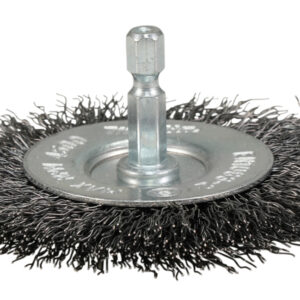 WIRE WHEEL BRUSH CRIMPED 75MM