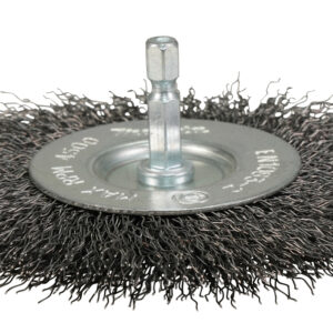 WIRE WHEEL BRUSH CRIMPED 100MM