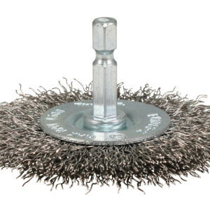 65MM WIRE WHEEL BRUSH CRIMPED