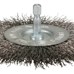 100MM WIRE WHEEL BRUSH CRIMPED