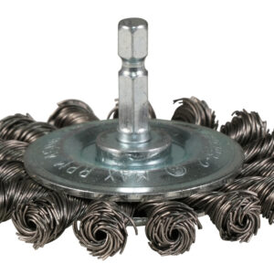 75MM KNOTTED WIRE WHEEL BRUSH