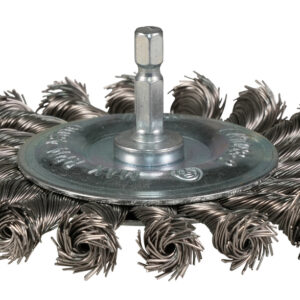 100MM KNOTTED WIRE WHEEL BRUSH