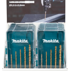 Metal Drill Bit set, HSS-TiN, SDS-PLUS, 12 pcs