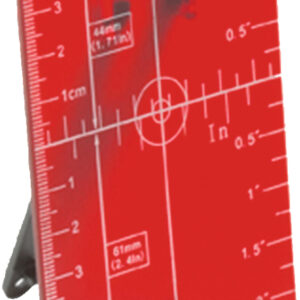 Laser Target Plate Red
