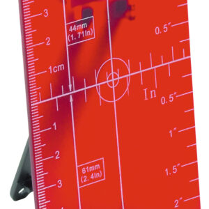 Laser Target Plate, Red