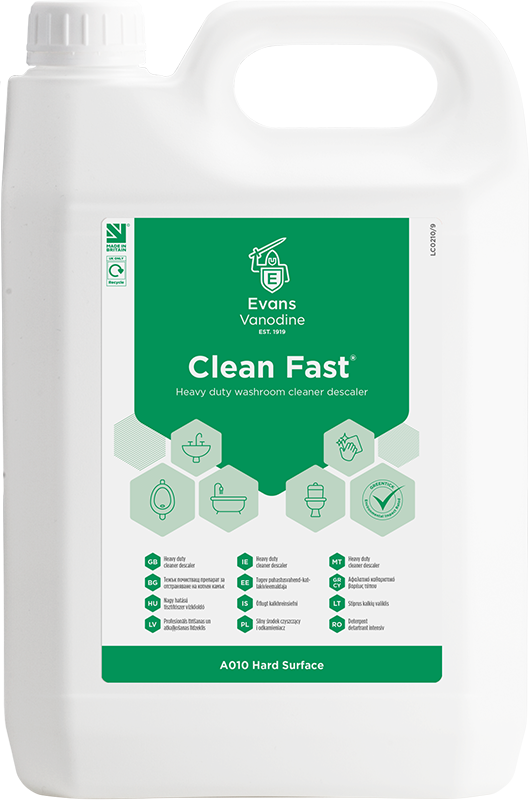 Evans Clean Fast Foam Bactericidal Cleaner