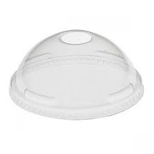 PET Dome Lid for Smoothie Cup 12/16oz