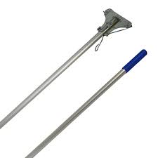 Blue Aluminium Kentucky Mop Handle Complete with Metal Clip 137cm