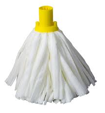 Yellow Big White Socket Mop Head 135g