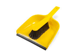 Dustpan & Brush Set Soft Yellow