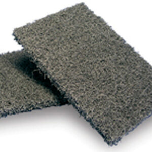 Heavy Duty Griddle Pad Scourer Black 10x15cm