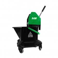 Green Combo Kentucky Mop Bucket with Wringer/Castor