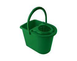Green 15L Mop Bucket with Wringer