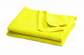 Yellow Premium Microfibre Cloth 40x40cm