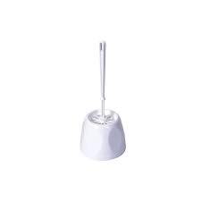 Economy Toilet Brush with Open Holder White