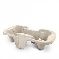 2-Cup Heavy Duty Pulp Cup Carrier / Cup Holder