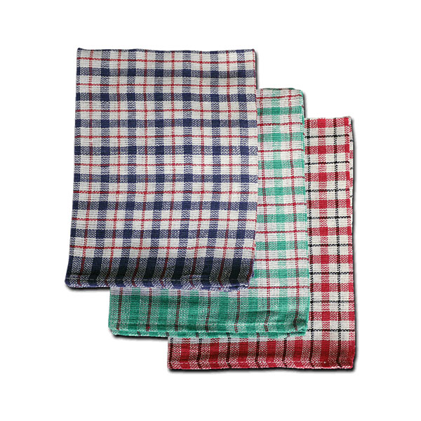 Mini Check Cotton Tea Towel