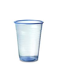 9oz Plastic Polypropylene Cup Blue