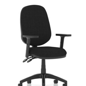 Operator Chair Fixed Arms Black