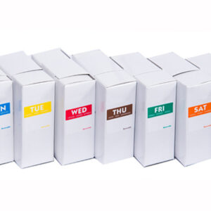 Round Day Dot Labels All 7 Days