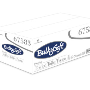 Bulkysoft 67583 Premium Bulk Pack Toilet Tissue 190x110mm 2ply White